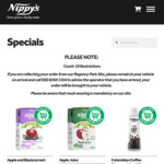 Nippy's Dairy Free Oat Milk (Dutch Chocolate, Turmeric, Colombian Coffee) 375ml x 6pk $5 + Shipping (Free Pick up SA) @ Nippy's