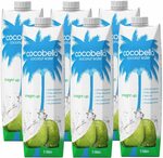 Cocobella Coconut Water Straight Up, 6x 1L $15 ($13.50 S&S) + Delivery ($0 Prime) @ Amazon AU / $2.50 @ Coles (Expired)