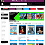 Blu-Ray Movies under $10 + $2 Shipping @ KICKS