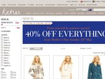 40% off Everything at Katies (Online and Instore)