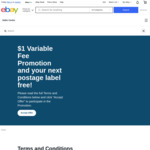 $1 FVF on eBay from November 1 - December 31 - Possibly Targeted