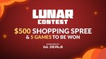 Win a $500 Fanatical Shopping Spree or 1 of 15 Minor Prizes from Fanatical