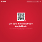 Up to 4 Months Free Apple Music @ Shazam