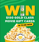 Win 1 of 10 $150 Gold Class Movie Gift Cards from Mosey Fruit Beer