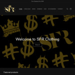 20% off Clothing + Shipping ($0 with $100 Order) @ SFR Clothing