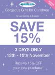 15% Off at The Perfume Connection‏ - INSTORE ONLY