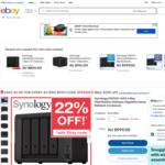 [eBay Plus] Synology DS923+ 4 Bay Diskless NAS Unit $779.22 Delivered @ Shopping Express eBay & Futu Online eBay