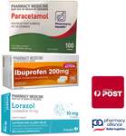 100x Paracetamol + 96x Ibuprofen + 10x Short-Dated Loratadine $11.99 Delivered @ PharmacySavings