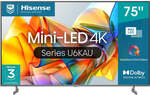 Hisense 75" U6KAU Mini-LED 4K Smart TV [2023] + HS218 Soundbar $1,795.20 + Delivery ($0 C&C/ in-Store) @ JB Hi-Fi