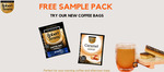 Free Sample Pack of Single Serve Instant Coffee Bags Delivered from The House of Robert Timms