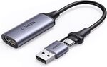 UGREEN Video Capture Card HDMI to USB-A/USB-C $27.99 + Delivery ($0 with Prime/ $59 Spend) @ UGREEN via Amazon AU