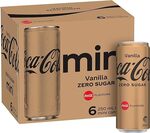 Coca-Cola Zero Sugar Vanilla Soft Mini Can Multipack 6x250ml $3.26 + Delivery ($0 with Prime/ $59 Spend) @ Amazon AU Warehouse