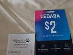 $2 Lebara SIM Card for $1 (50% off, Recharge Not Required on PAYG Plan & Port-In Number via Telephone Request) @ Woolworths