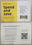 $5 Voucher for Minimum $20 Spend on Home Furnishings (Unique Voucher, 1 Per Customer Per Day) @ IKEA