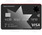 NAB Rewards Signature Credit Card: 120,000 NAB Rewards Points with $3,000 Spend in 60 Days, $145 Annual Fee @ NAB