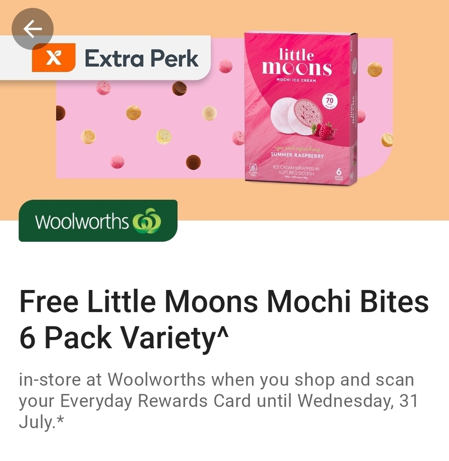 [Everyday Extra] Free Little Moons Mochi Bites 6-Pack Variety ...