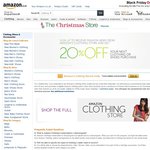 Amazon UK: 20% off Code for "The Amazon Clothing Store" When Signing up for Regular Updates