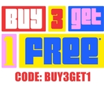 Buy 3, Get 1 Free (Full Priced Items Only) + $10.99 Delivery ($2 for $100 Order / $0 C&C/ in-Store) @ City Beach