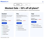 Malwarebytes All Plans 50% off Standard Subscription: US$22.50 for 1 Year (Ongoing US$44.99/Year) @ Malwarebytes