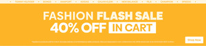 Additional 40% off  Fashion, Footwear & Accessories + Delivery ($0 with OnePass) @ Catch