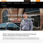 [NSW] $10 off Taxi Fare: for Trips within Sydney City, No Minimum Spend @ 13cabs (App Required)