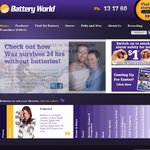 Battery world SA smoke alarm 9V batteries for $1