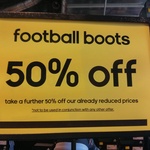 50% of All Adidas Soccer/Football Boots South Warf DFO VIC