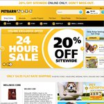 Petbarn - 20% off Sitewide Online Only