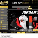 Eastbay 15% Coupon Code Min Spend $75USD