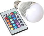 45% off 5W RGB 16 Color Changing LED Light Bulb + Remote Control Only USD $5.83 Shipped @Newfrog