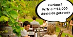 Win a Getaway for Two to Adelaide (Flights, Accommodation, Food & Wine Tours) from Wotif