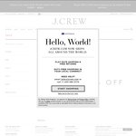 J. Crew 40% off Sale Styles with $10 Shipping to Australia