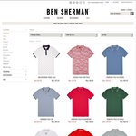 Ben Sherman POLOS $49.50 + FREE Delivery - Online only