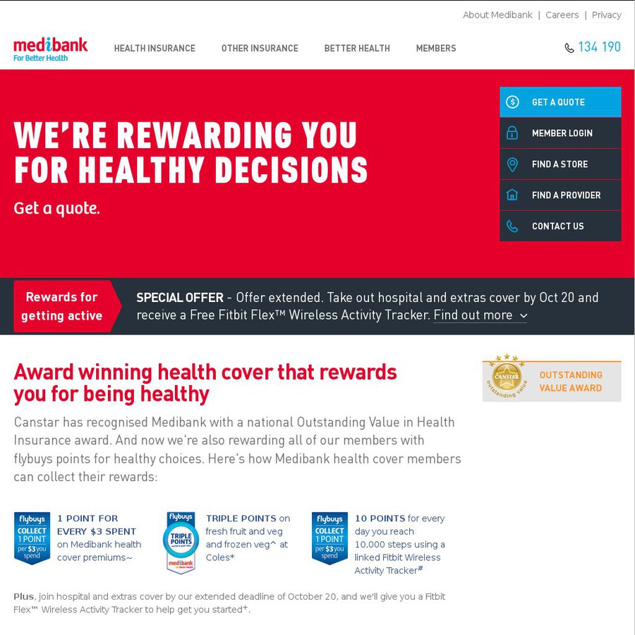 Free Fitbit Flex For New Hospital + Extras Cover (Medibank Private ...