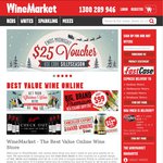 WineMarket: $25 off for Silly Season - Ends Midnight