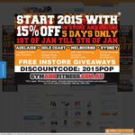 Gym and Fitness 15% off Coupon with Minimum $200 Spend