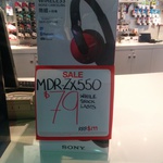 [Sony Store Perth] Sony MDR-ZX750BN Twin Pack ($199) / Sony MDR-ZX550BN ($79ea)