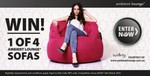 Win 1 of 4 Ambient Lounge Sofas from Coke Rewards (10 Tokens To Enter - Diet Coke VIP Members)