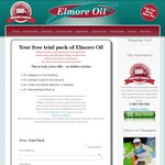 FREE: Trial Pack of Pain Relief Oil by Elmore