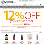 Vitacost 12% off Entire Order