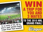 Win a Trip for You and 3mates to The 2015 NRL Grand Final @ Big League Magazine ($5000)