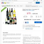 Mixed Alcohol Pack - 14 Bottles for $75.00 Delivered @ WineMarket [Group eBay Deal]