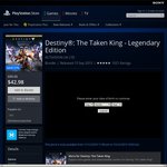 Destiny: The Taken King Legendary Edition PS4 AU $42.98 (AU PSN) (Was $99.95)