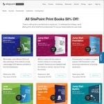SitePoint - 50% off Printed Books + US$15 (~AU$21) Delivery