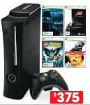 Xbox 360 Elite Console 120GB + 4 Games $375 @ Target