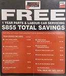 [Melb] 1 Year Parts and Labour Car Servicing Worth $855 for $155 @ Legacy Auto Care (eBay)