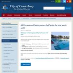 Half Price Swim / Fitness Passes (Canterbury & Roselands NSW) [20 Swim Pass $50 - $2.50/Visit]
