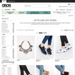 ASOS up to 60% on Shoes Coats etc