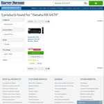 Yamaha RX-V479 5.1 AV Receiver $479 @ Harvey Norman (Was $749) - Price Error?