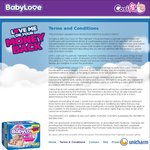 Get your "Money Back" Cashback on Babylove Nappies 